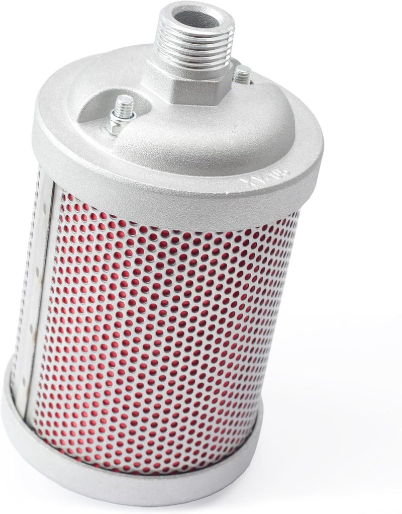 Mhrxusd M05 Air Compressor Muffler 1/2 inch NPT Male Single Chamber 145 PSI Compatible with Compressed Equipment and Systems and Dryer Replacing Parts - Image 1